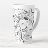 Delicious patroon latte mok (Rechterhoek)