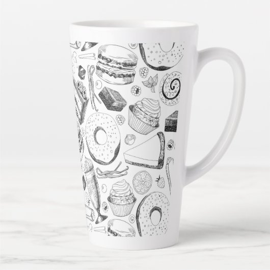 Delicious patroon latte mok (Rechts)