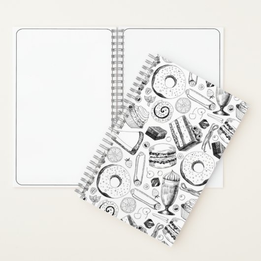 Delicious patroon notitieboek (Binnen)