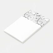 Delicious patroon post-it® notes (Schuin)