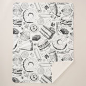 Delicious patroon sherpa deken (Voorkant)