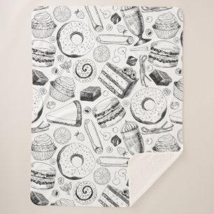 Delicious patroon sherpa deken