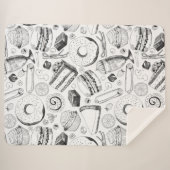 Delicious patroon sherpa deken (Voorkant (horizontaal))