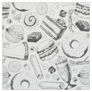 Delicious patroon stof