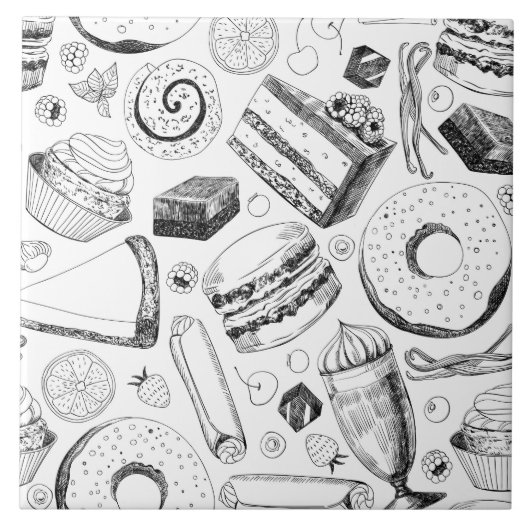 Delicious patroon tegeltje (Voorkant)