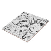 Delicious patroon tegeltje (Zijkant)