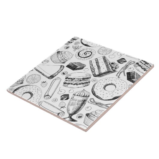 Delicious patroon tegeltje (Zijkant)