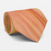 Delicious Peach Design Stropdas (Opgerold)