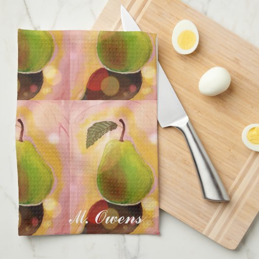 Delicious Pear Kitchen Towels Theedoek (Quarter Fold)