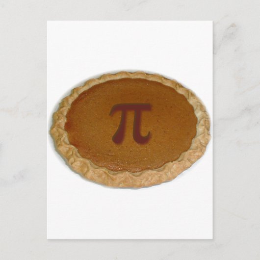 Delicious Pi Briefkaart (Voorkant)