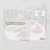 Delicious Picnic items, regio Le Creuse, Frankrijk Briefkaart (Achterkant)