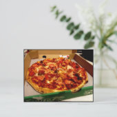 Delicious Pizza Briefkaart (Staand voorkant)