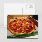Delicious Pizza Briefkaart (Voorkant / Achterkant)