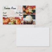 Delicious Pizza en Italiaans voedsel Visitekaartje (Voorkant / Achterkant)