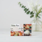 Delicious Pizza en Italiaans voedsel Visitekaartje (Staand voorkant)