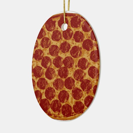 Delicious Pizza Pie Keramisch Ornament (Links)