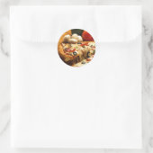 Delicious Pizza Ronde Sticker (Tas)