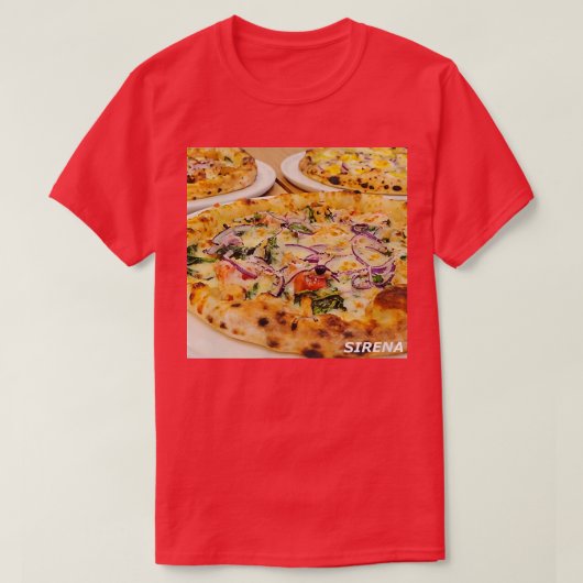 Delicious Pizza  T-shirt (Design voorkant)