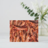 Delicious Prawns Briefkaart (Staand voorkant)