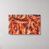 Delicious Prawns Canvas Afdruk (Voorkant)