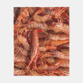Delicious Prawns Fleece Deken (Voorkant)