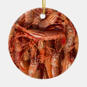 Delicious Prawns Keramisch Ornament (Voorkant)
