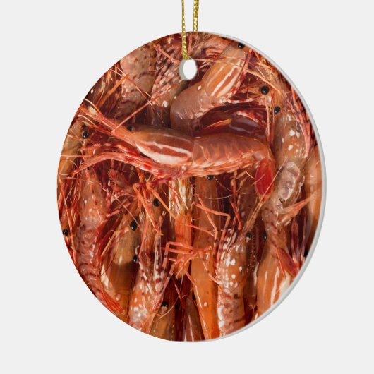 Delicious Prawns Keramisch Ornament (Links)