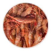 Delicious Prawns Keramische Knop (Voorkant)