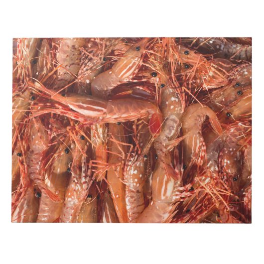 Delicious Prawns Notitieblok (Voorkant)