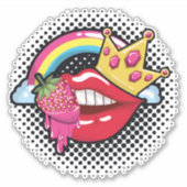 Delicious Princess Sticker (Voorkant)