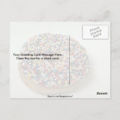 Delicious regenboogsprinkhaas briefkaart (Achterkant)