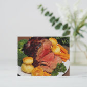 Delicious Roast beef Briefkaart (Staand voorkant)