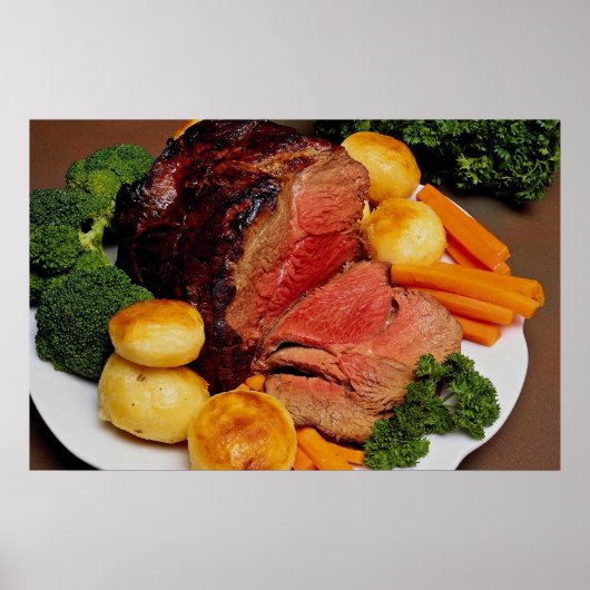 Delicious Roast beef Poster (Voorkant)