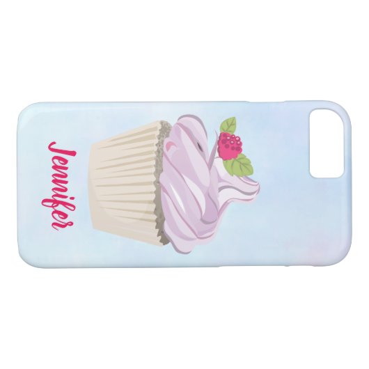 Delicious roze koekjesgebak op top Custom Case-Mate iPhone Case (Achterkant (Horizontaal))