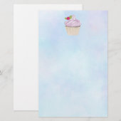 Delicious roze roze koekjesbes bovenaan briefpapier (Voorkant / Achterkant)