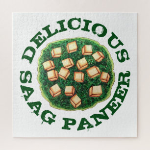 Delicious Saag Paneer Vegetarian Indian Cuisine Legpuzzel