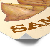 Delicious Samosas Indian Food Kitchen Decor Poster (Hoek)