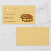 Delicious Sandwich Visitekaartje (Voorkant / Achterkant)