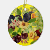 Delicious Serbian Plums Keramisch Ornament (Links)