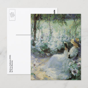 Delicious Solitude door Frank Bramley, Vintage Art Briefkaart