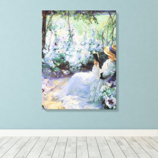 Delicious Solitude Frank Bramley Fine Art Canvas Afdruk (Insitu (Houten vloer))