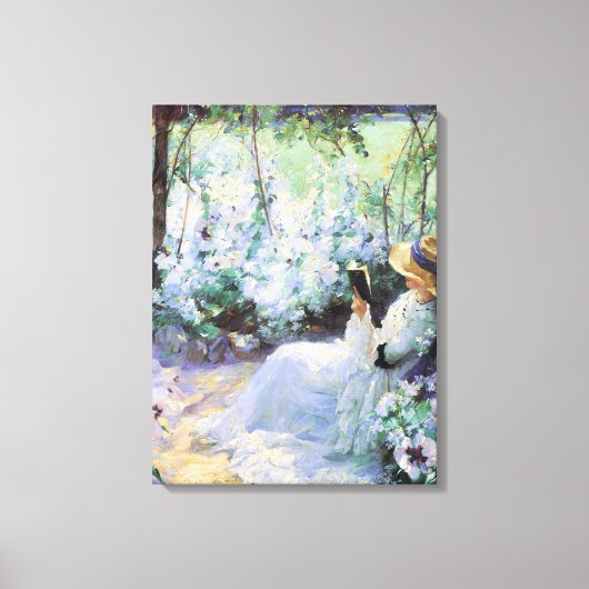 Delicious Solitude Frank Bramley Fine Art Canvas Afdruk (Voorkant)