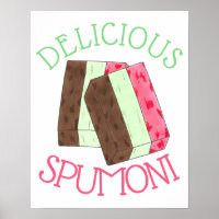 Delicious Spumoni Italiaans Gelato Ice Cream Spumo