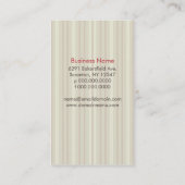 Delicious Sweetness Bakery Visitekaartje (Achterkant)