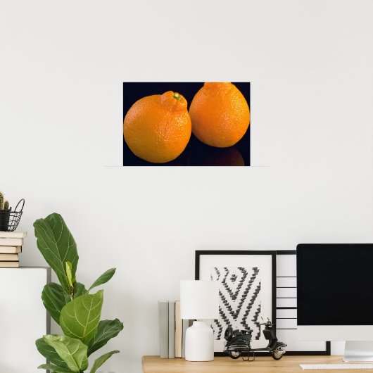 Delicious Tangerines Poster (Thuiskantoor)