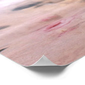 Delicious Tea Party roze Flowers and Lemon Drink Poster (Hoek)