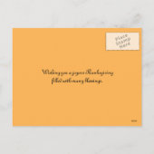 Delicious Thanksgiving Feestdagenkaart (Achterkant)