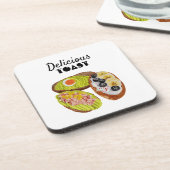 Delicious Toast  Bier Onderzetter (Linkerzijde)