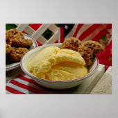 Delicious Vanilla-ijs Poster (Voorkant)