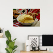 Delicious Vanilla-ijs Poster (Thuiskantoor)